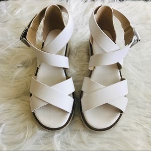 Michael Kors Darby leather wedge sandals